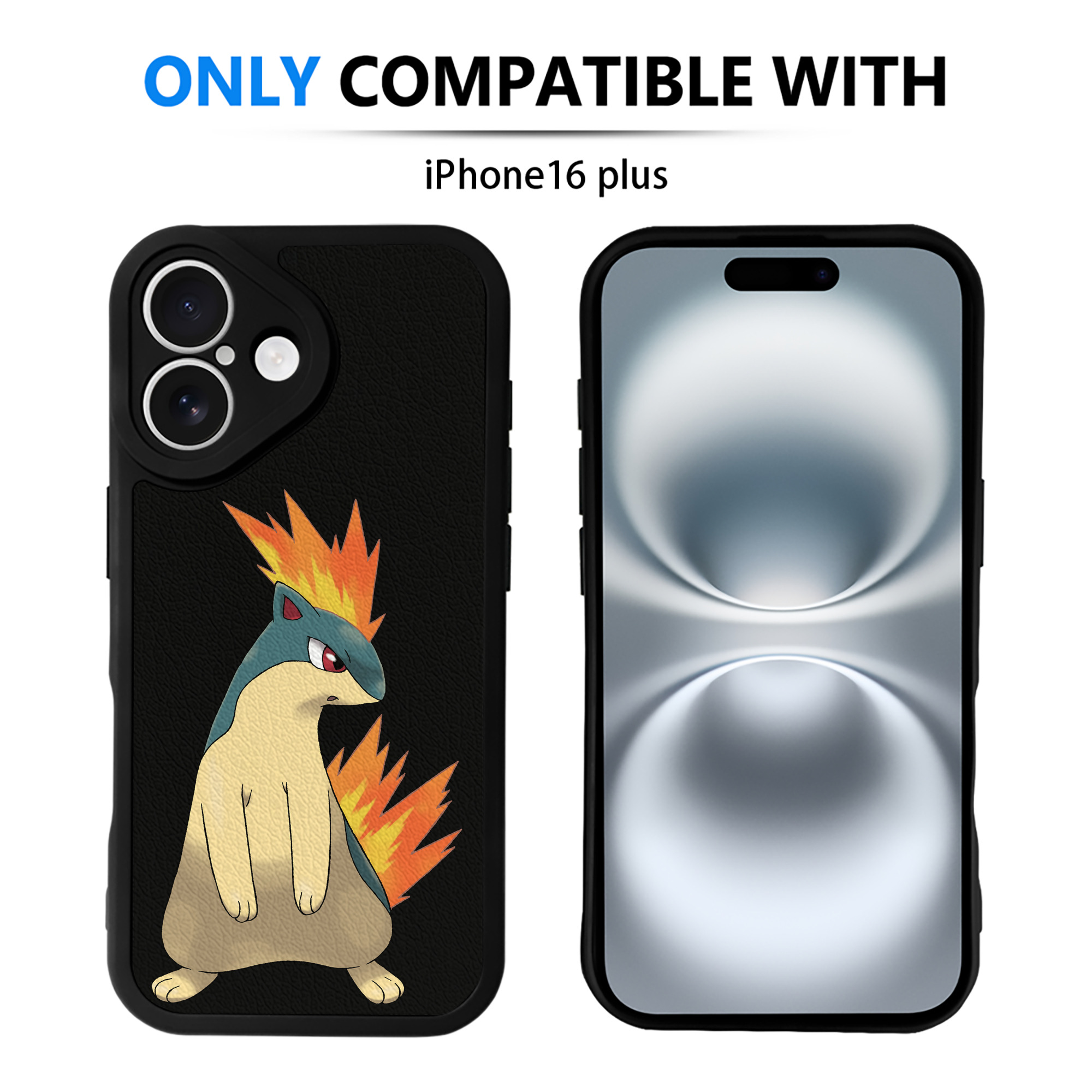 ポケットモンスター Pokémon 【iPhone 16シリーズ対応】シリコンスマホケース（レザー調） 材質：シリコン